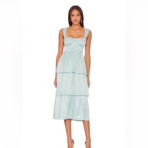 SOLD OUT WeWoreWhat corset tiered midi dress - worn twice